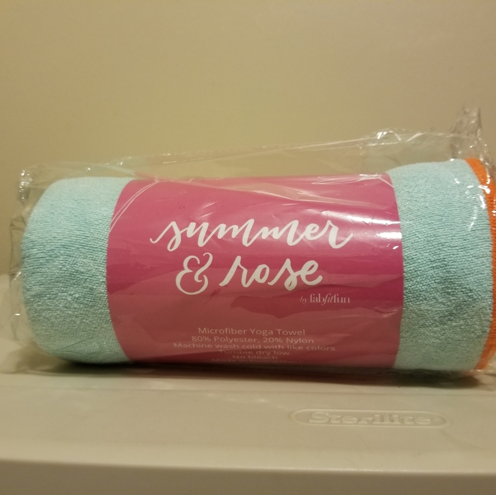 Summer  Rose Yoga  towel